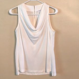 Calvin Klein white blouse size medium
